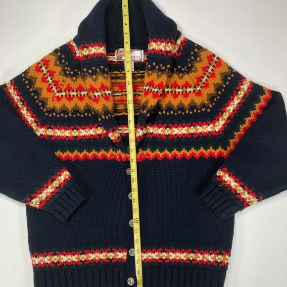 VTG Melbourne Country Stripe Pattern Wool Blend - Picture 3 of 5